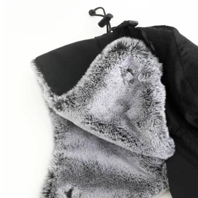 Casquette randonnée hiver avec fourrure