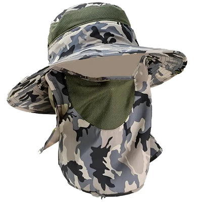 Chapeau anti uv insectes randonnée