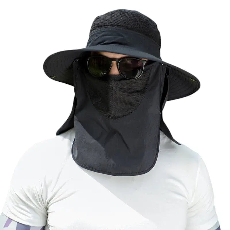 Chapeau anti uv insectes randonnée
