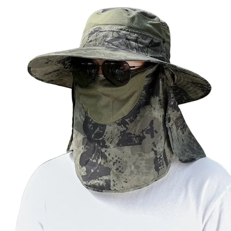 Chapeau anti uv insectes randonnée