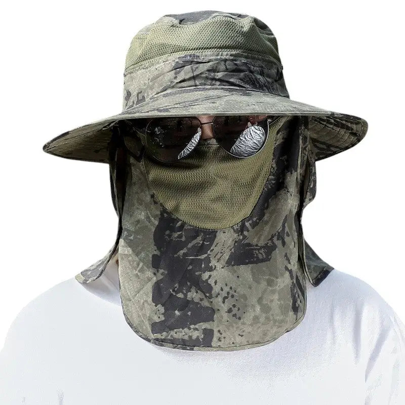 Chapeau anti uv insectes randonnée
