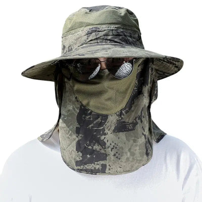 Chapeau anti uv insectes randonnée