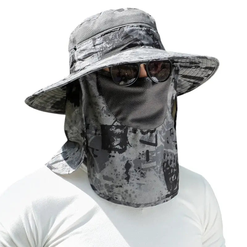 Chapeau anti uv insectes randonnée