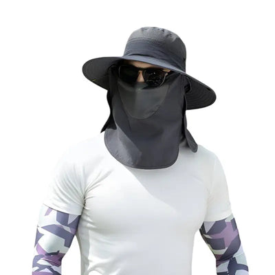 Chapeau anti uv insectes randonnée