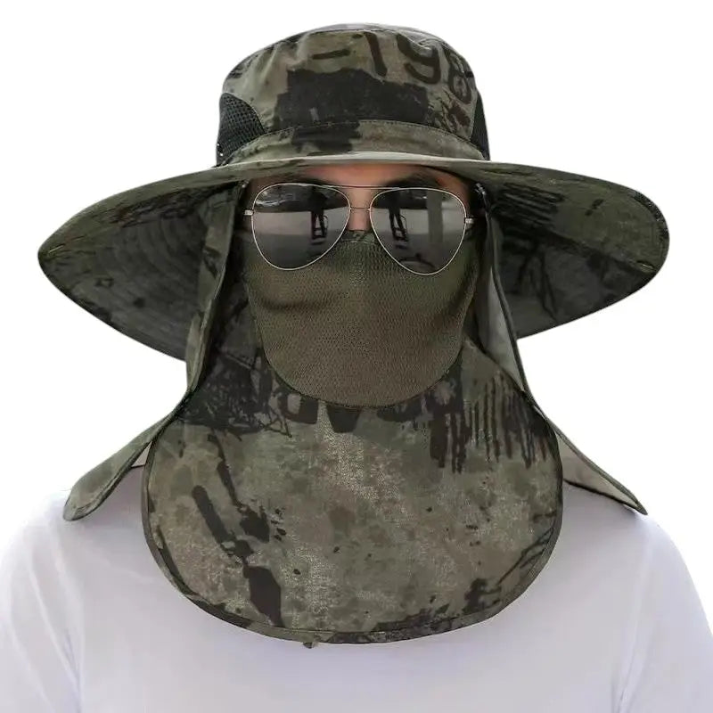 Chapeau anti uv insectes randonnée