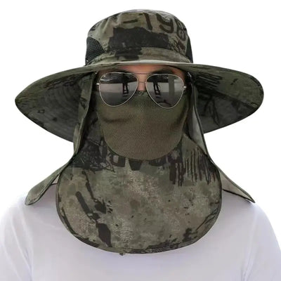Chapeau anti uv insectes randonnée