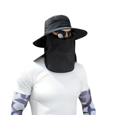 Chapeau anti uv insectes randonnée