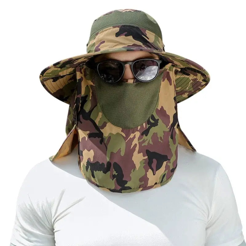 Chapeau anti uv insectes randonnée