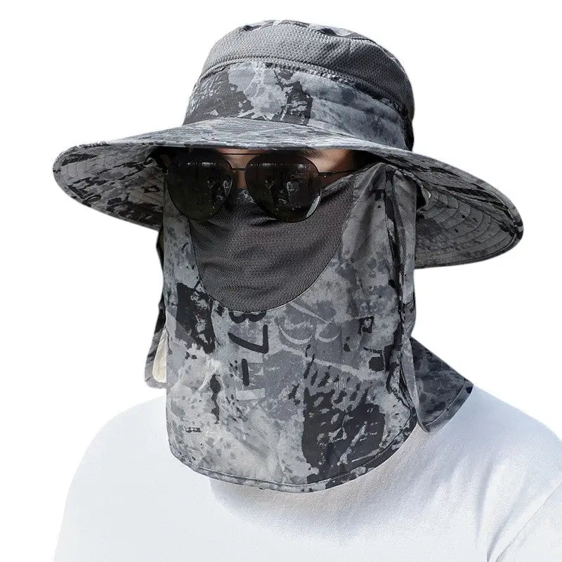 Chapeau anti uv insectes randonnée