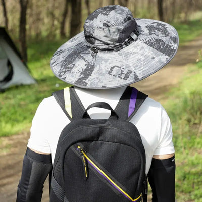 Chapeau de brousse couvre-visage