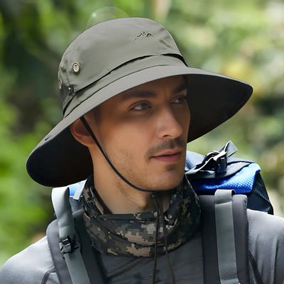 Chapeau randonnée anti-UV imperméable
