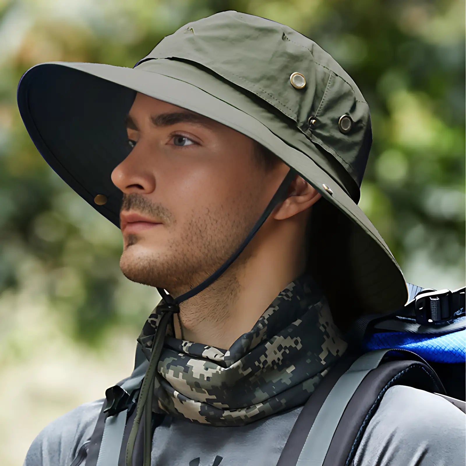 Chapeau randonnée anti-UV imperméable