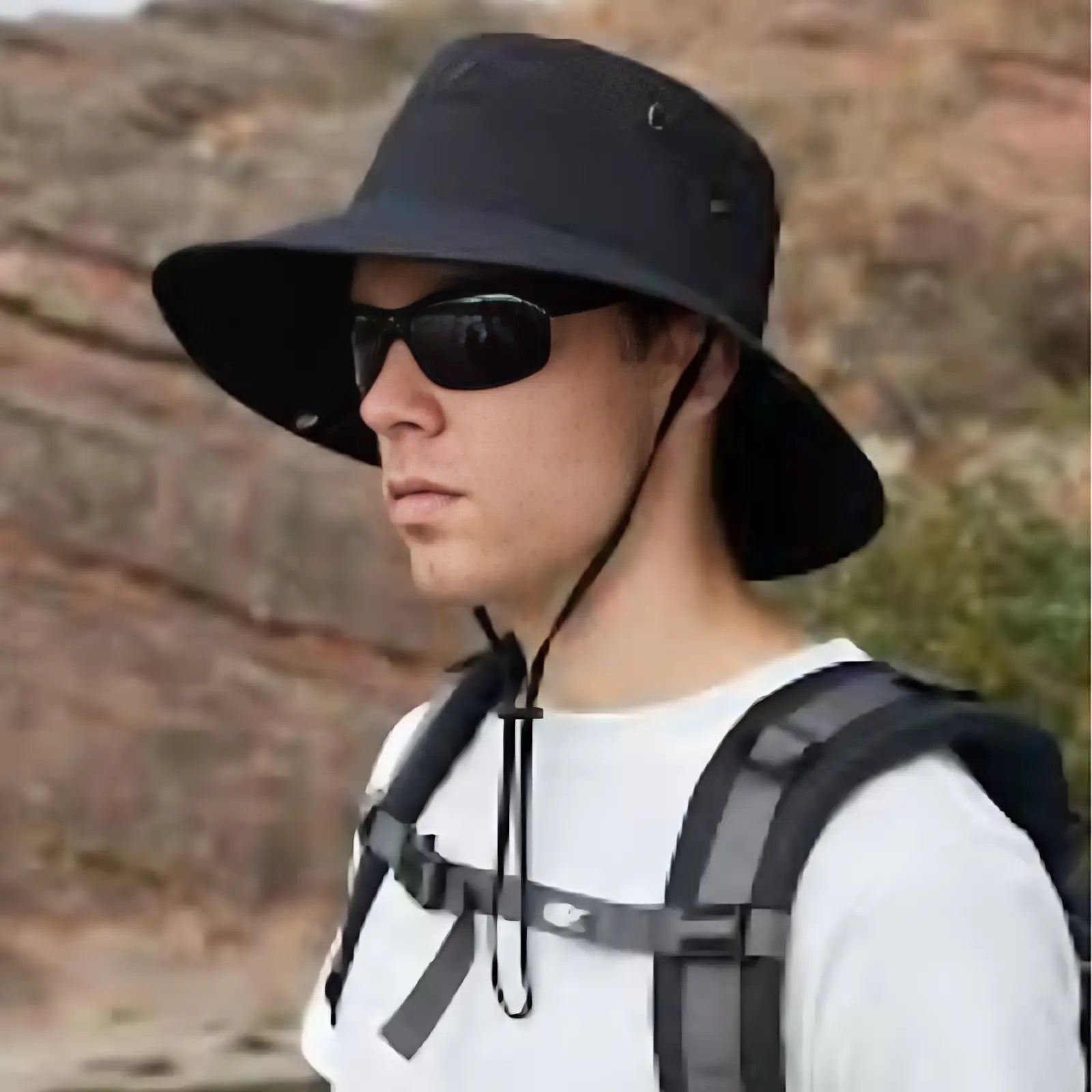Chapeau randonnée anti-UV imperméable