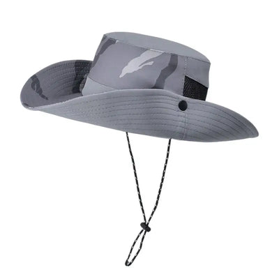 Chapeau randonnée avec aération latérale