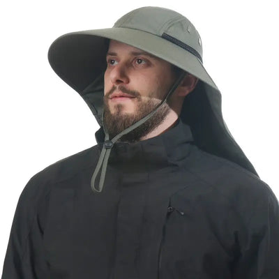 Chapeau randonnée avec nuque protégée