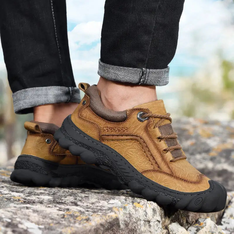 Chaussure homme montagne cuir