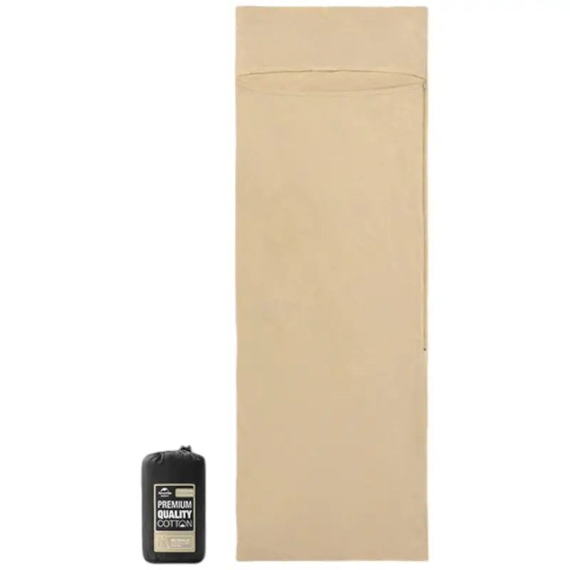 Compact sleeping bag liner