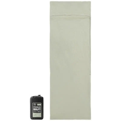 Compact sleeping bag liner