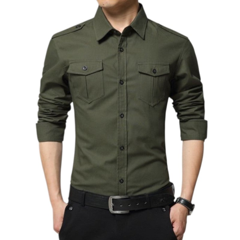 Convertible military shirt