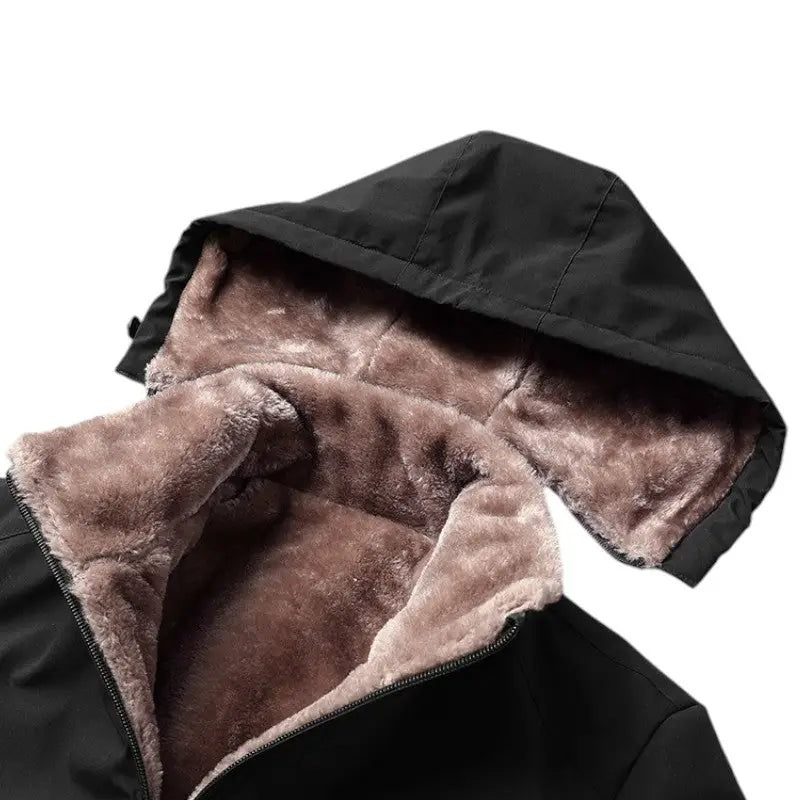 Coupe-vent doublé polaire homme