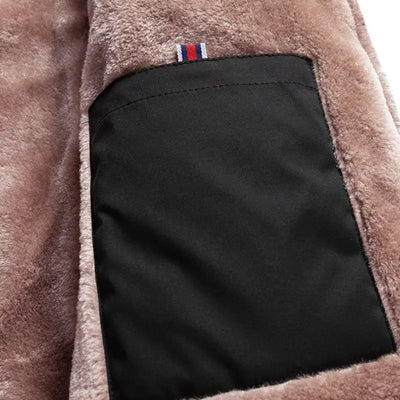 Coupe-vent doublé polaire homme