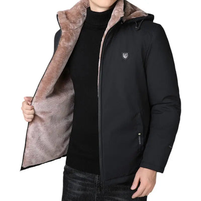 Coupe-vent doublé polaire homme