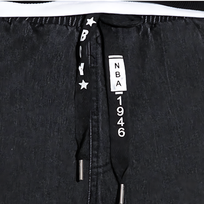 Denim combat trousers