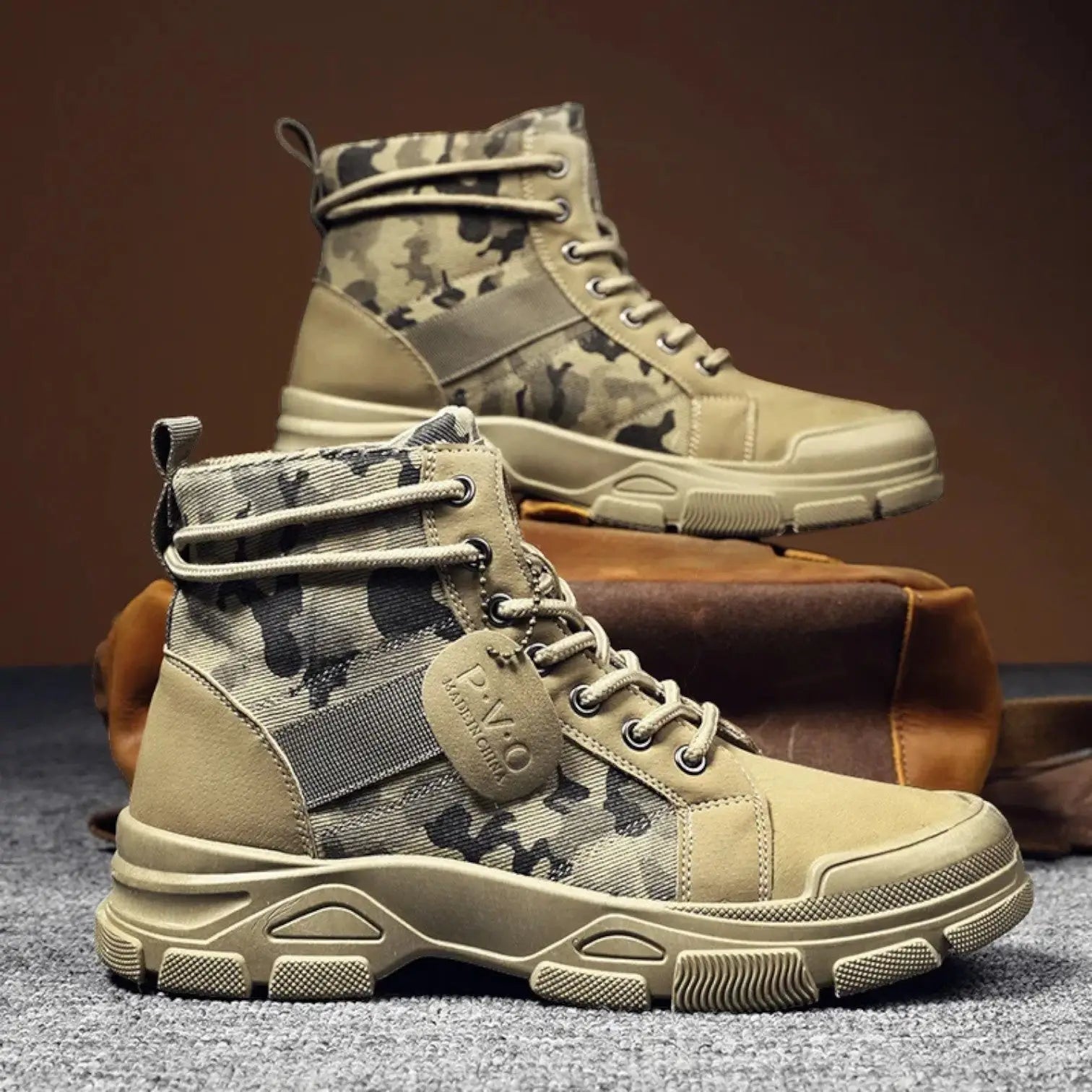 Desert Camo Tactical Boots