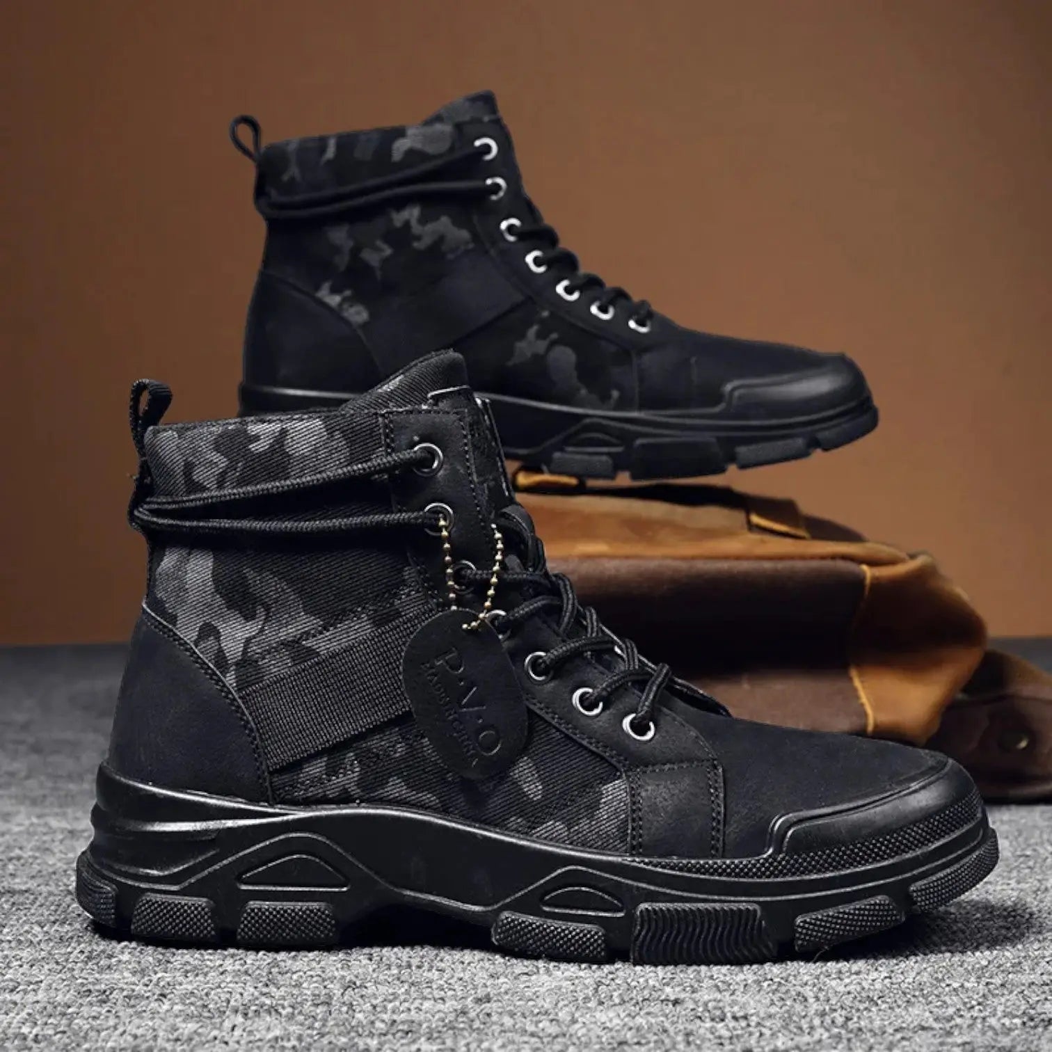 Desert Camo Tactical Boots