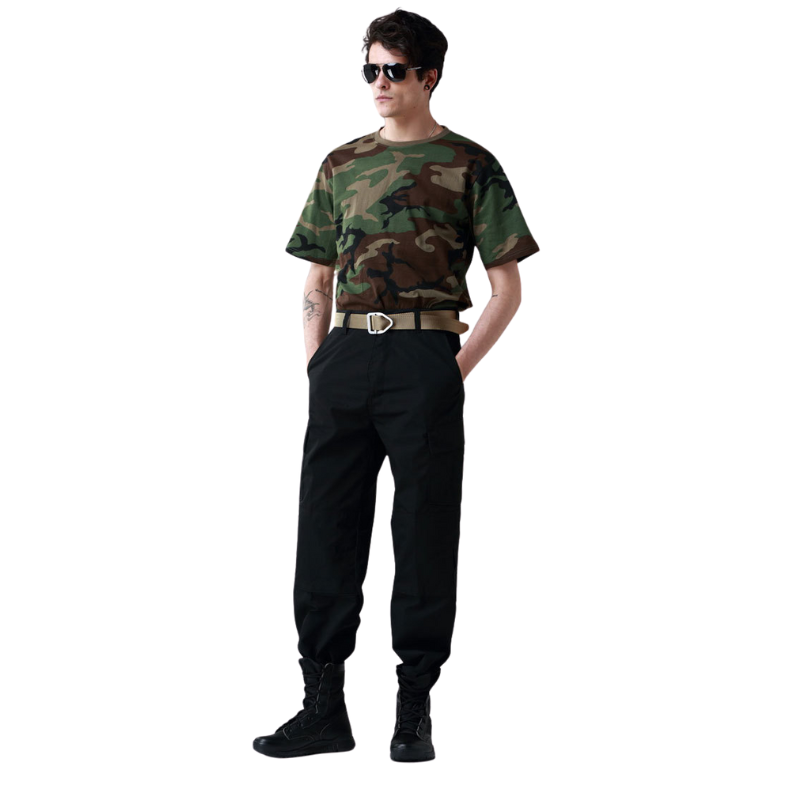 Digital camouflage trousers
