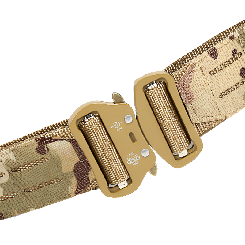 Double layer tactical belt
