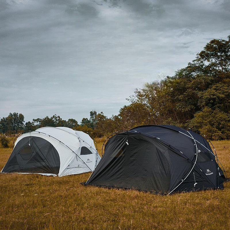 Double opening dome tent