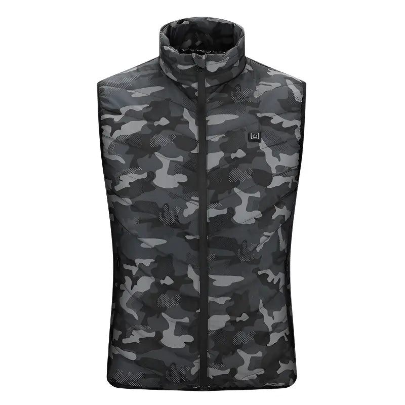 Doudoune chauffante camouflage