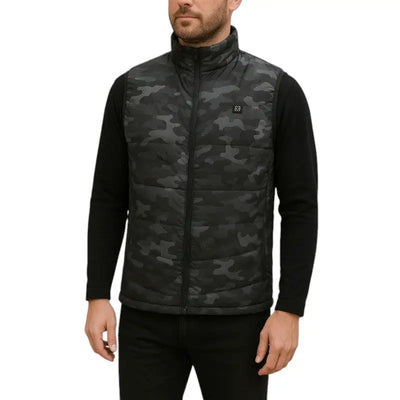 Doudoune chauffante camouflage