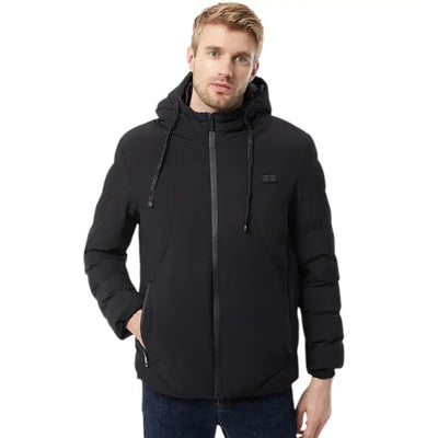 Doudoune chauffante noire