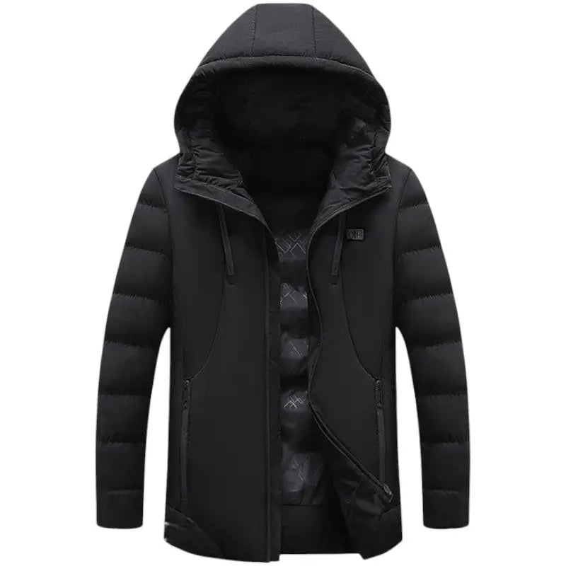 Doudoune chauffante noire