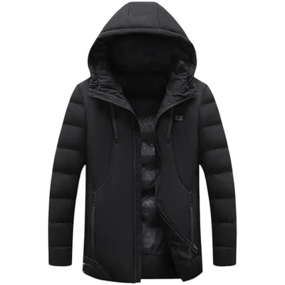 Doudoune chauffante noire