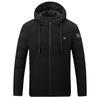 Doudoune chauffante noire