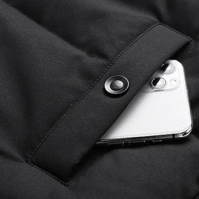 Doudoune extérieure chauffante