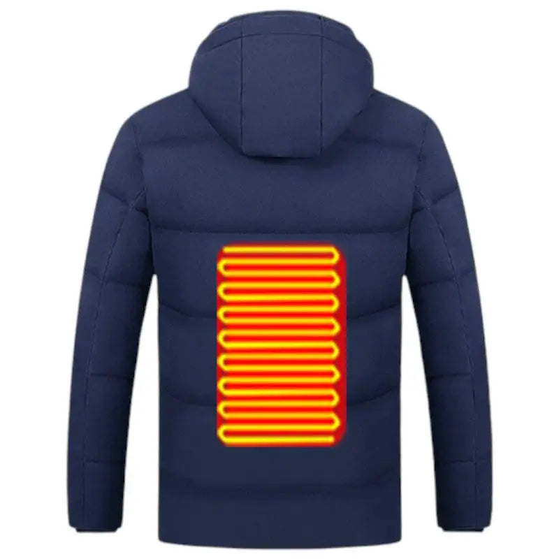 Doudoune extérieure chauffante