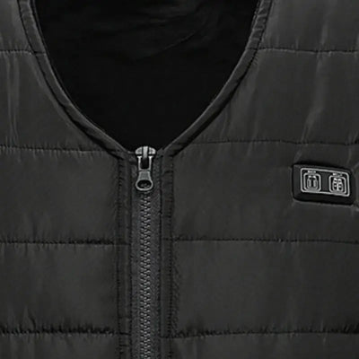 Doudoune sans manche chauffante homme