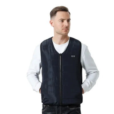 Doudoune sans manche chauffante homme