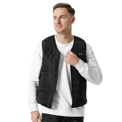 Doudoune sans manche chauffante homme