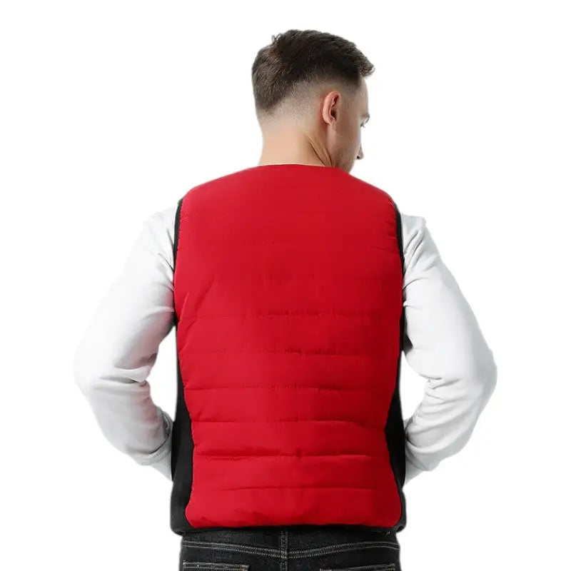 Doudoune sans manche chauffante homme