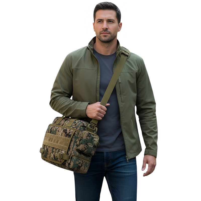 Durable mens shoulder bag