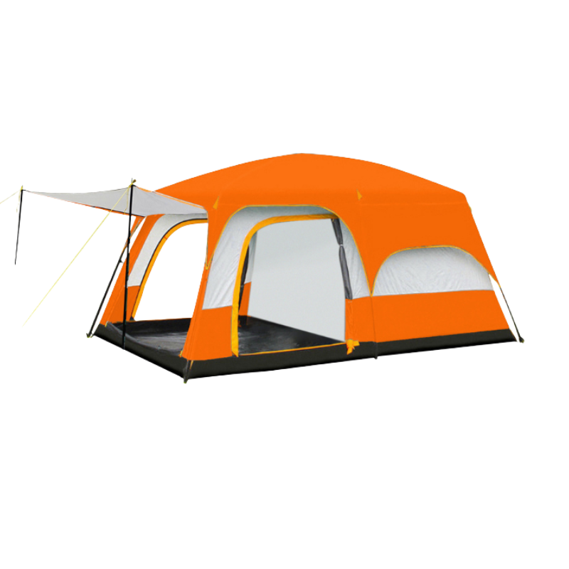 Family tent camping