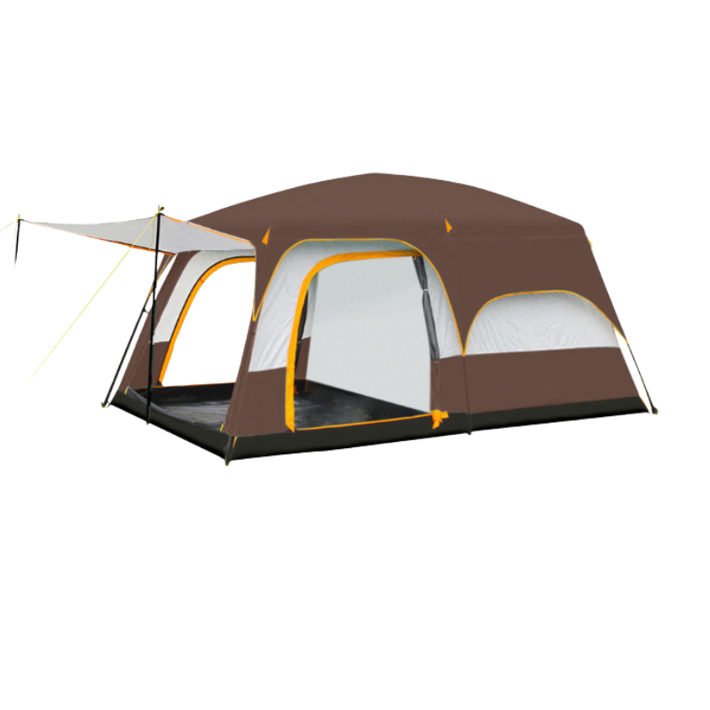 Family tent camping