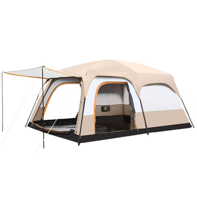 Family tent camping