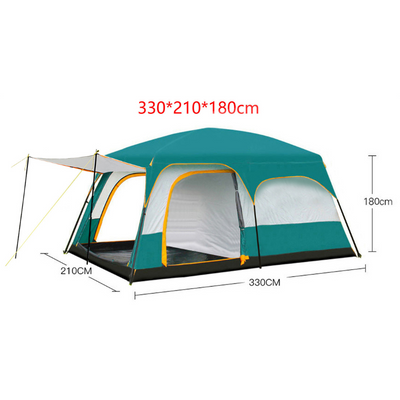 Family tent camping
