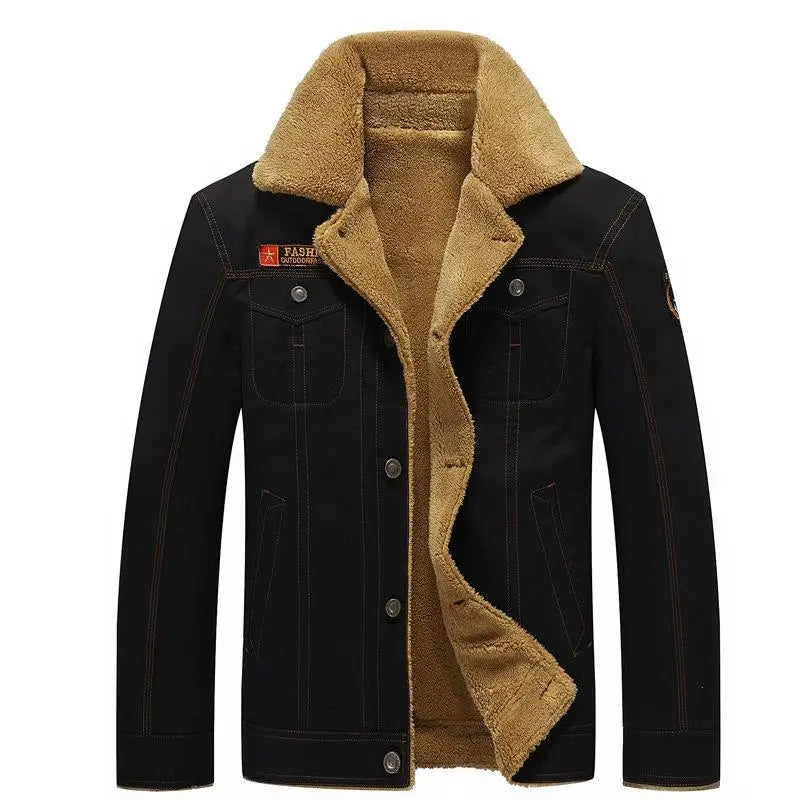 Faux Fur Military Jacket